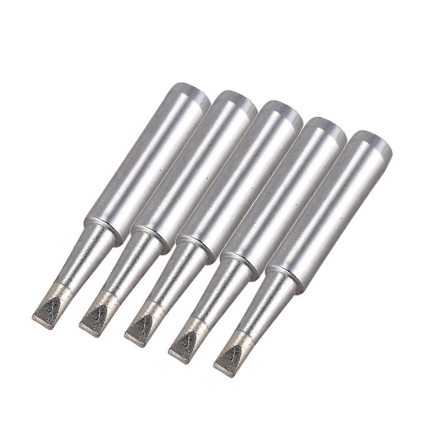 5 Pcs Replacing 3mm Chisel Width Soldering Iron Tip 900m-t-3.2d