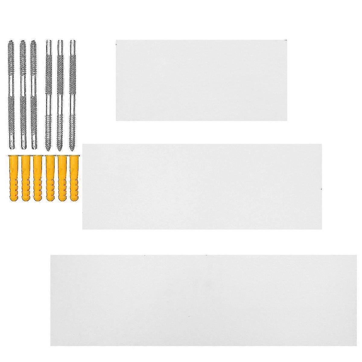 Set Of 3 Floating Wall Mounted Shelves For Display