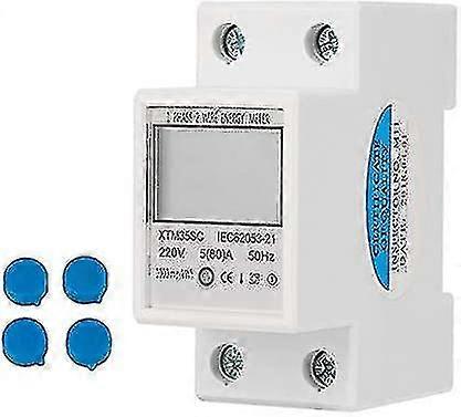220v Single Phase Lcd Display Energy Meter Used To Measure Energy Consumption Amount Of Energy Used