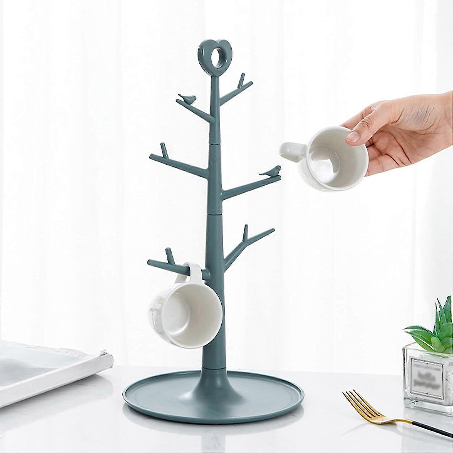 Mug Holder Tree Multifunctional Display Tree Stand with 6 Hooks