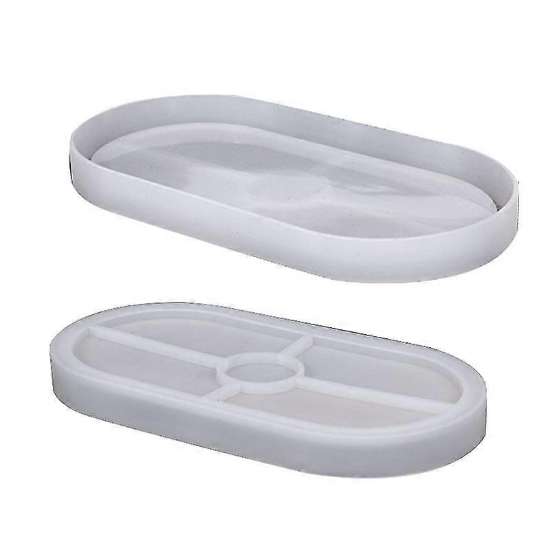 2pcs Silicone Storage Tray Molds Plate Casting Mold Coaster Diy Mold Craft Diy Mold