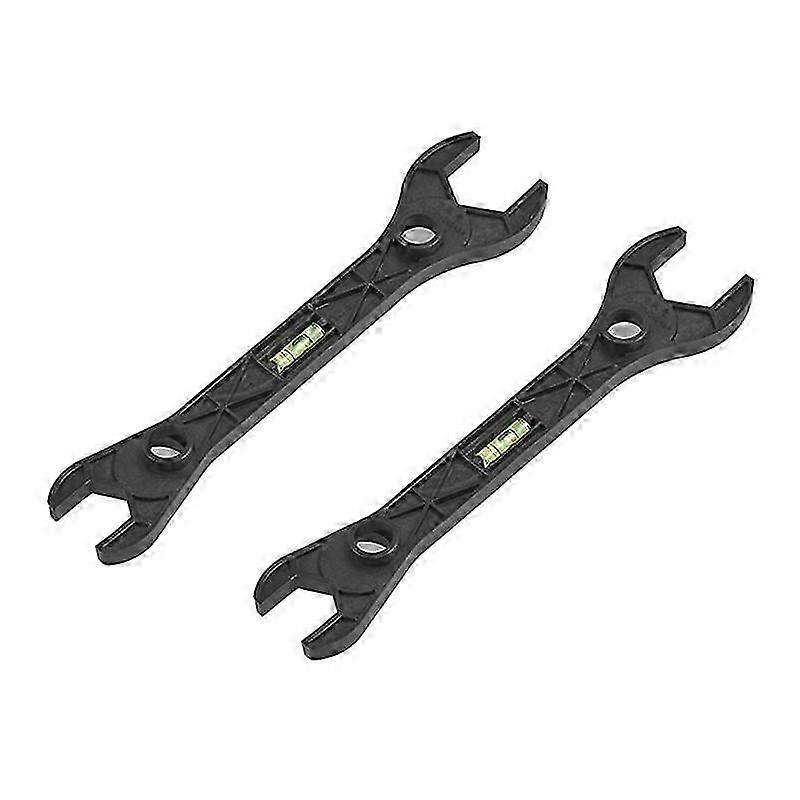 2 Pieces of PPR Hose Nut Plastic Shower Wrench Shower Mixer Valve Faucet Mounting Wrench with Level