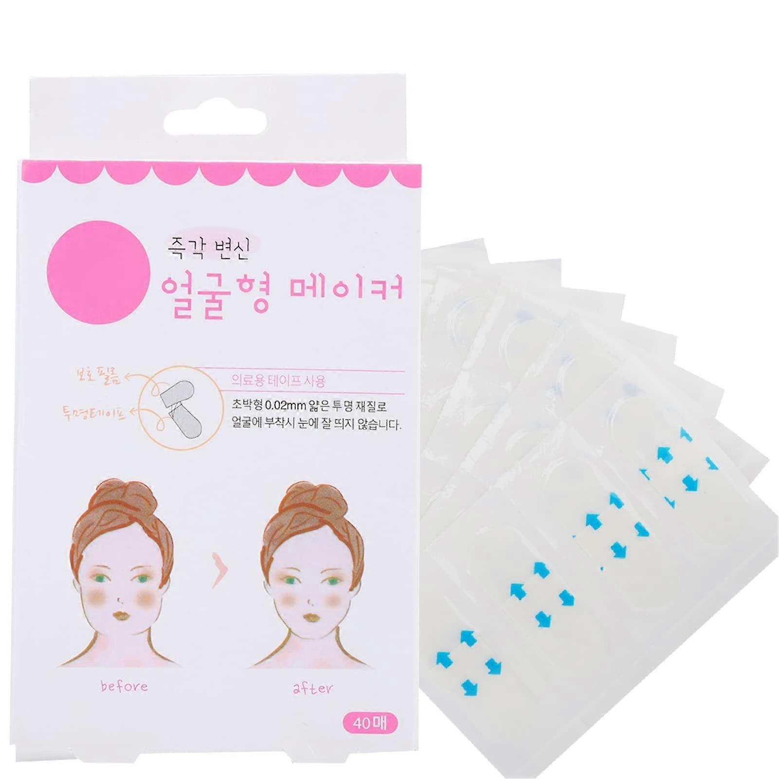 Invisible Face Lifting Patch, 160 Pcs Skin Tightening Face Lifting Sticker V-Shape Face Lift Tools