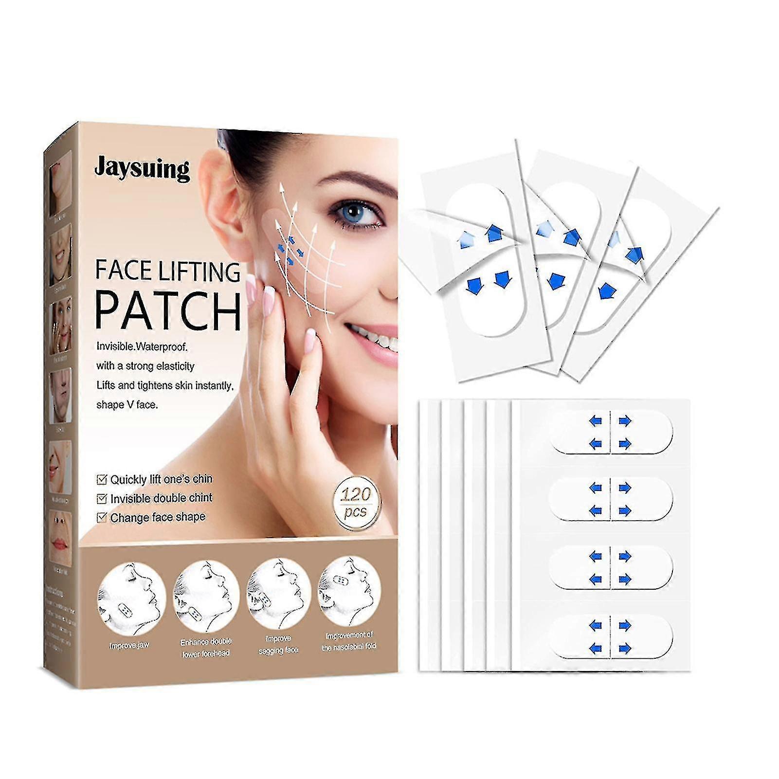 120 Pcs Facial Lifting Patch V-shaped Facial Lifting Patch For Face Shaping Lifting