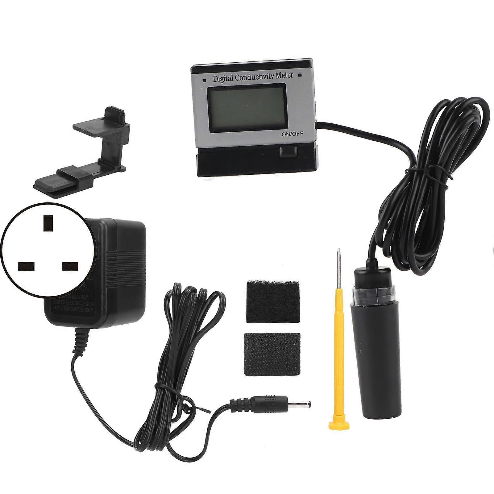 EC?1383B オンライン EC 導電率モニタ、ラボ水族館用 LED スクリーン付き、水産養殖、プライス、ブリタニーク、220V、240V