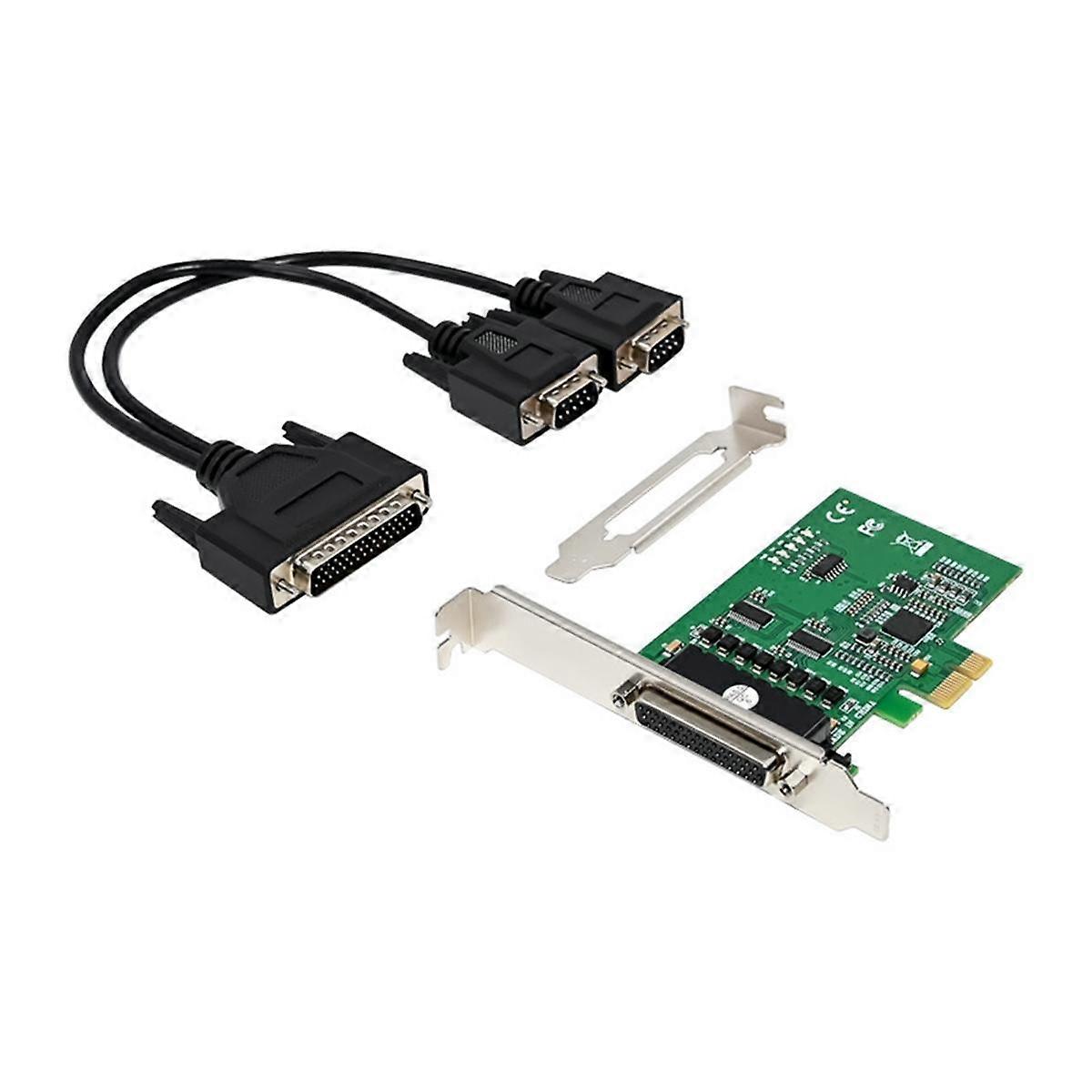PCIE Serial RS232 Ports Adapter Card Pcie X1 I/O Controller Card PCIe 2.0 Gen1 Card PCI Express XR1