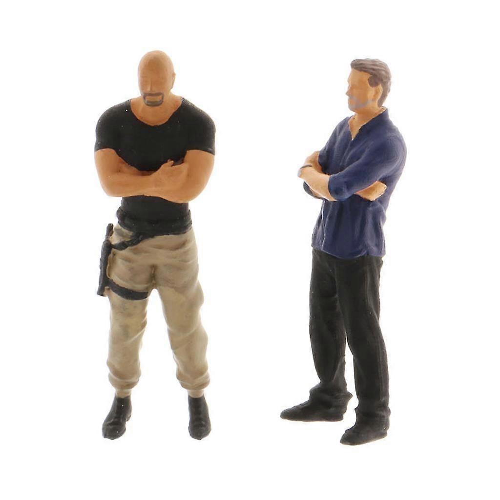 2 יחידות 1/64 מיניאטורי מכונית מירוץ סצנה דמות דמות סרט דגם צעצועים