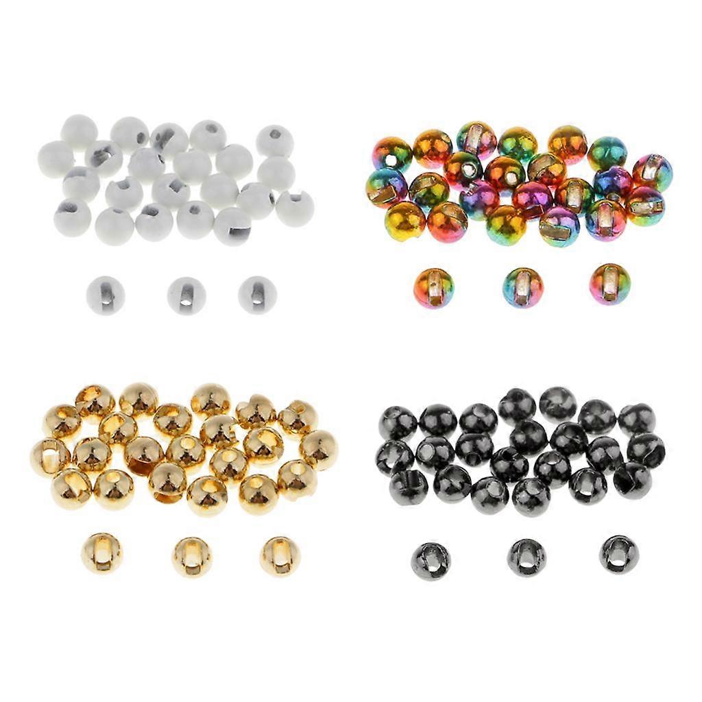 100pcs Split Tungsten Beads Nymph Heads Beads Materials