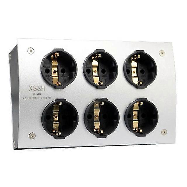 Hifi Audio E-tp60 Fi-e30 Eu Shuko Euro Ac Power Distributor 125v-250v 50/60hz 16a 16amp Iec Inlet Electrical Plug Socket Units