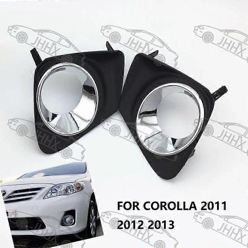 Compatible Corolla Corolla 11-13 Fog Lamp Frame Cover Front Anti-Fog Lamp Frame Front Bumper Lamp Cover Decorative Plate Decorative Cover