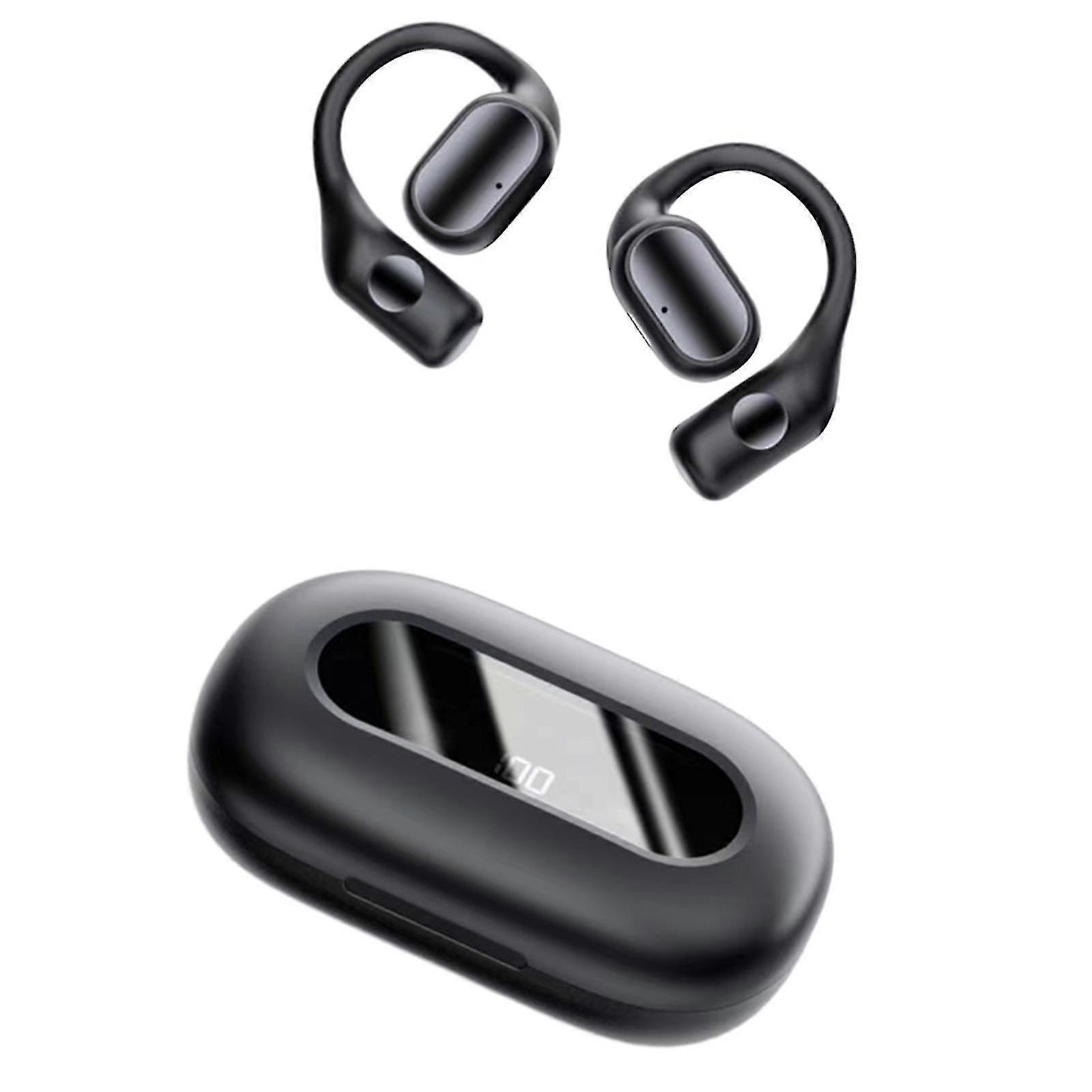 Wireless Ear Hanging Bluetooth Headset 5.4 Earphone Noise Reduction with Lanyard