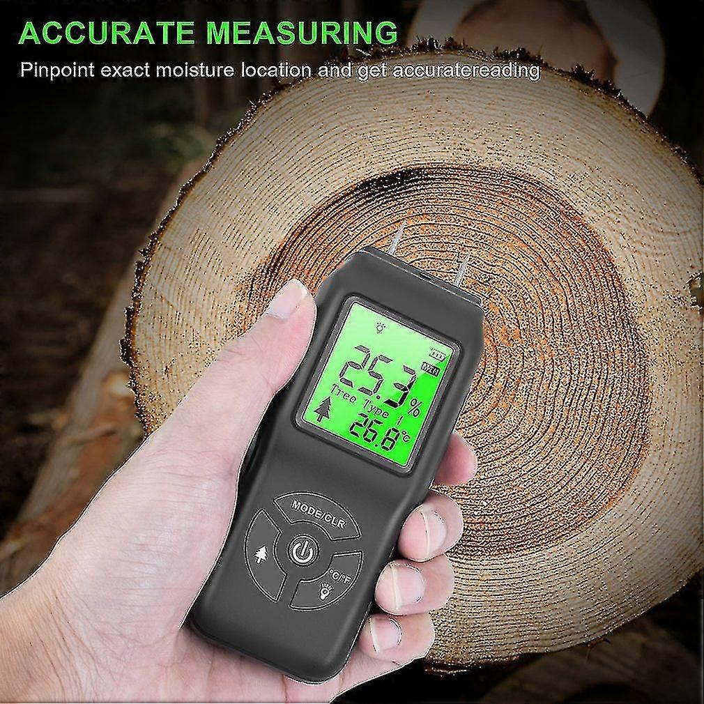 Digital Meter Leak Detector Er Backlit Lcd Display With Ble And Visual Content Alerts