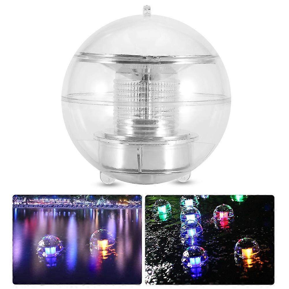 Aurinkoenergialla toimiva vedenpitävä LED-kelluva pallokoristevalo uima-altaalle ja puutarhaan