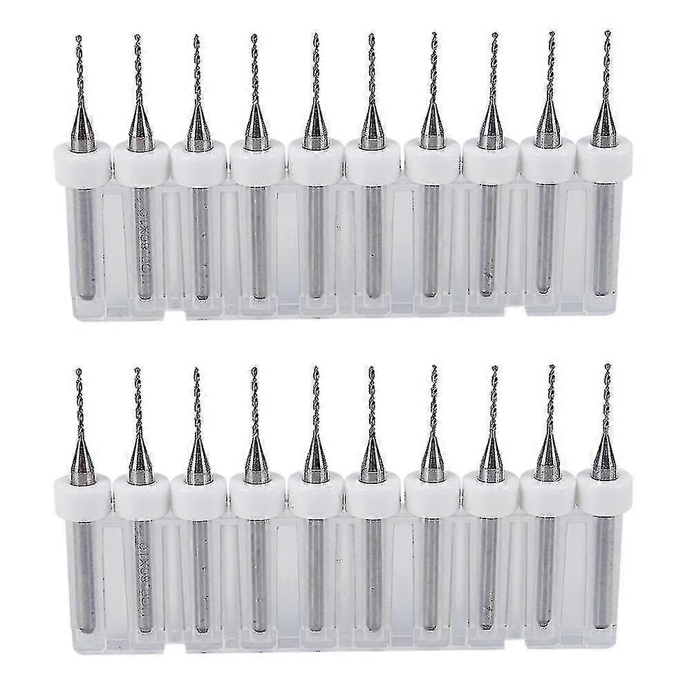 20pcs 0.8mm High Quality Pcb Print Circuit Board Carbide Mini Drill Bits Tool PXCL