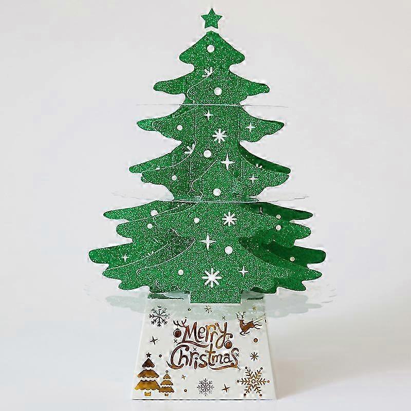 Christmas tree for dining table, Christmas decorations for tables and counters, green