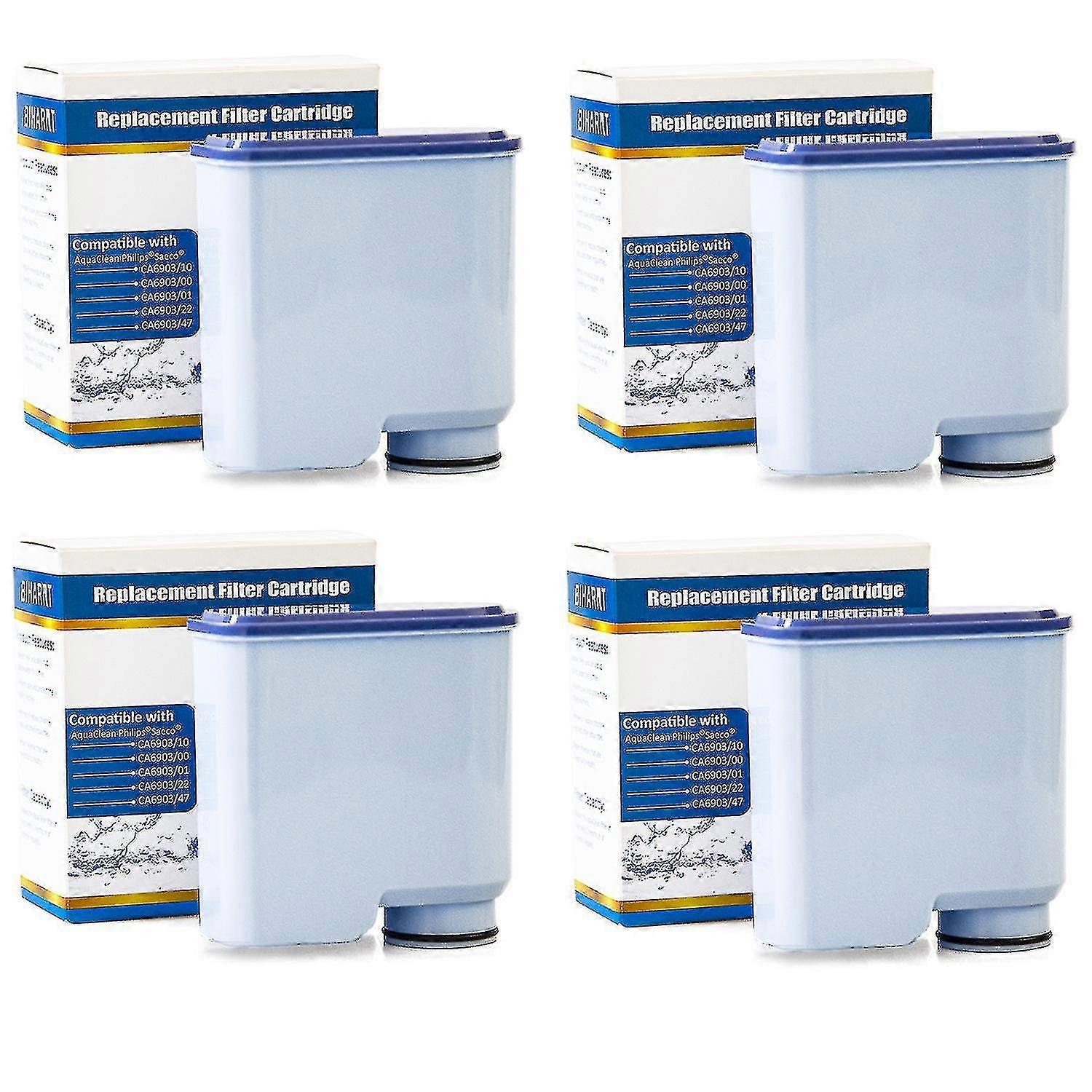 4 Pack Coffee Machines Filter For Philips Saeco Aquaclean Ca6903, Water Filter For Coffee Machine-ZZY