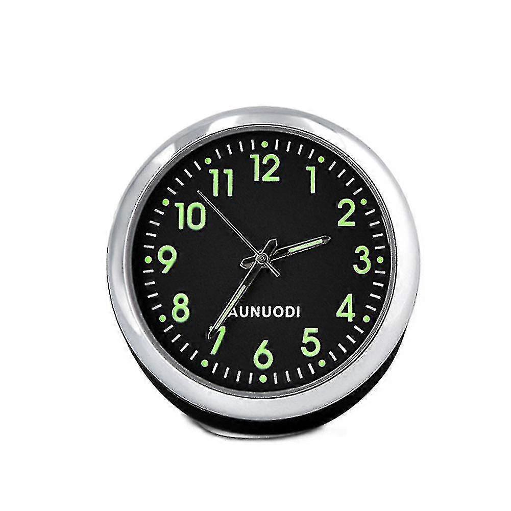 1 Pcs Luminous Auto Car Quartclock Car Dashboard Clock Table Onboard Black Clocks