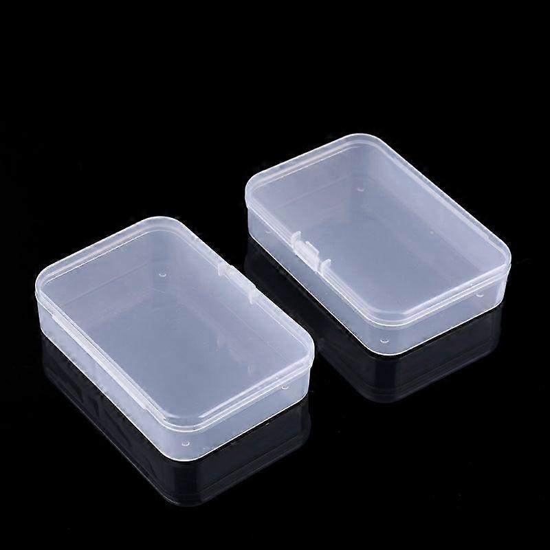 2 Pieces for Creative Clear Storage Box Multifunctional Beads Screws Storage for