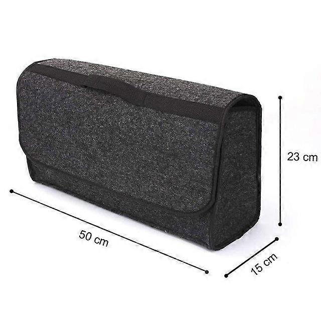 Car trunk organizers Portable Foldable Woolen Felt Car Storage Organizer Car Storage Box Stowing Tidying Storage Box For Bottle