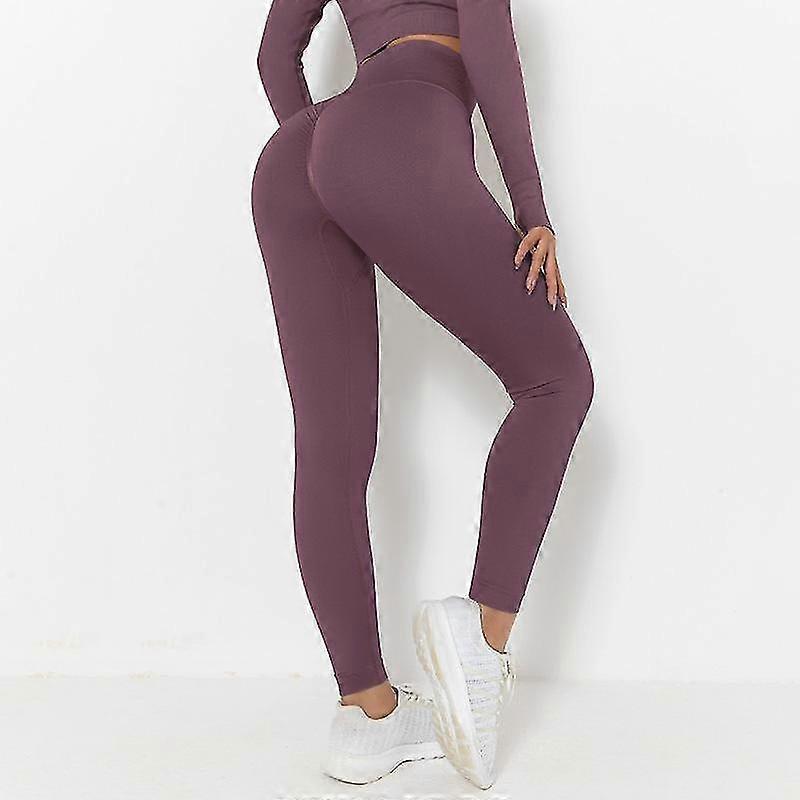Push Ups Fitness Leggings Soft High Waist Hip Lift Elastic T-line Sports Yoga Pants