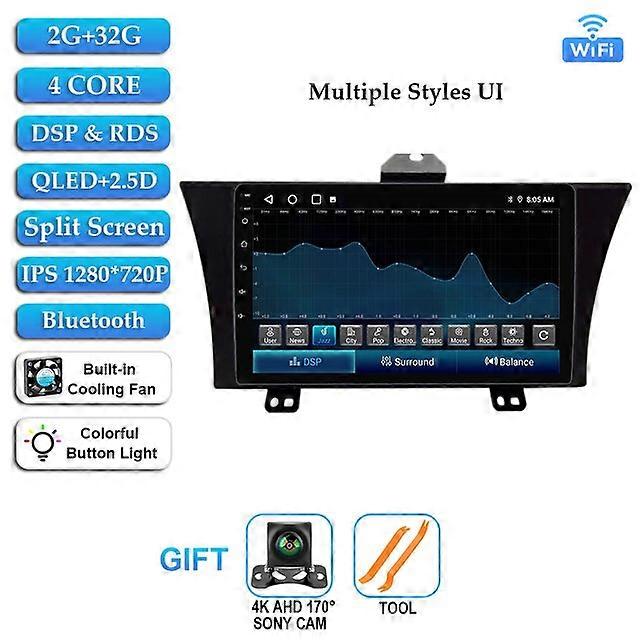9 Pollici Android 12 Per Honda Elysion 2012 2013 2014 2015 Autoradio Lettore Video Multimediale GPS Navigazione Auto Carplay 2 Din DVD