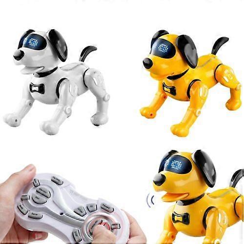 Remote Control Robot Dog Toy for Kids with Voice, Walking/Dancing/Interactive,100% New