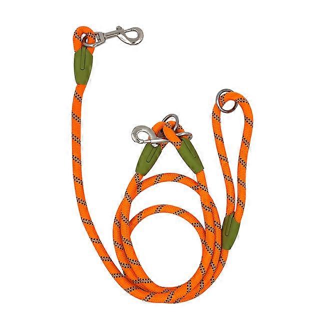 Reflective Nylon Leashes Pet Dogs Chain Traction Rope Leads for Running Free Hands Rope Chain for Small Large DogsPet Leashes