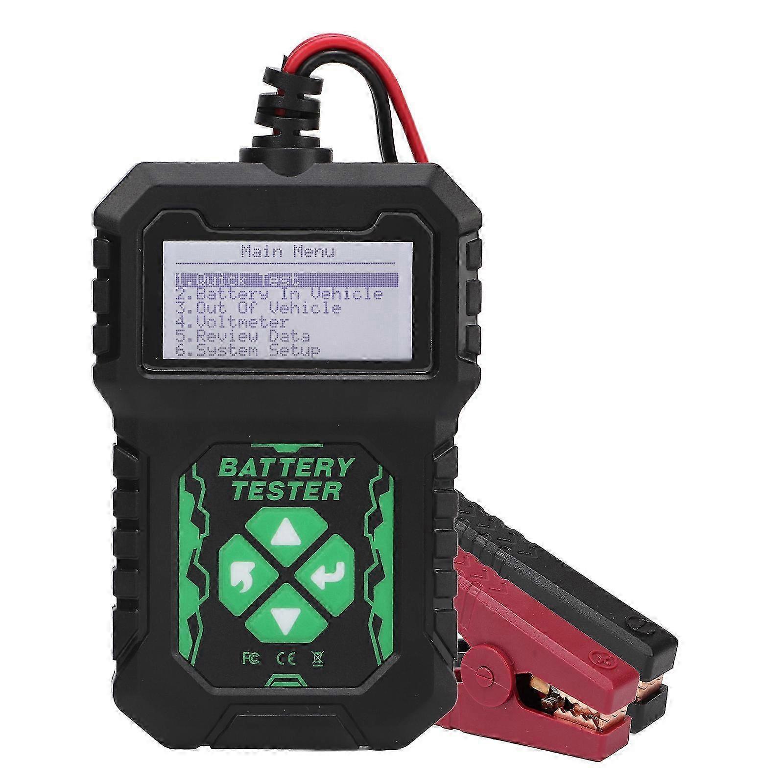 Battery Tester 12V 100 to 2000CCA Battery Load Analyzer Cranking Charging Test Tool for Car Truck Marine Motorcycle SUV