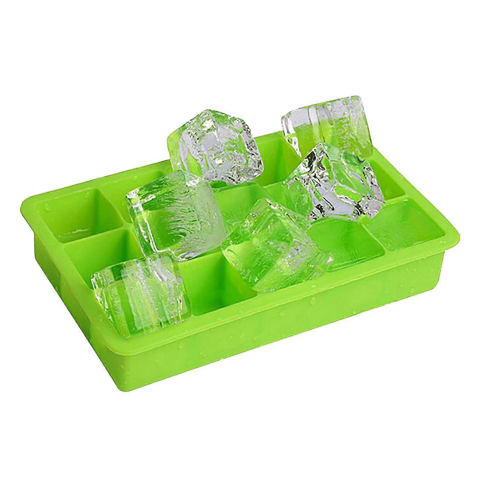 Silicone Ice Maker 15- Ice Tray Ice Storage Container Tray With Lid Fan20240950