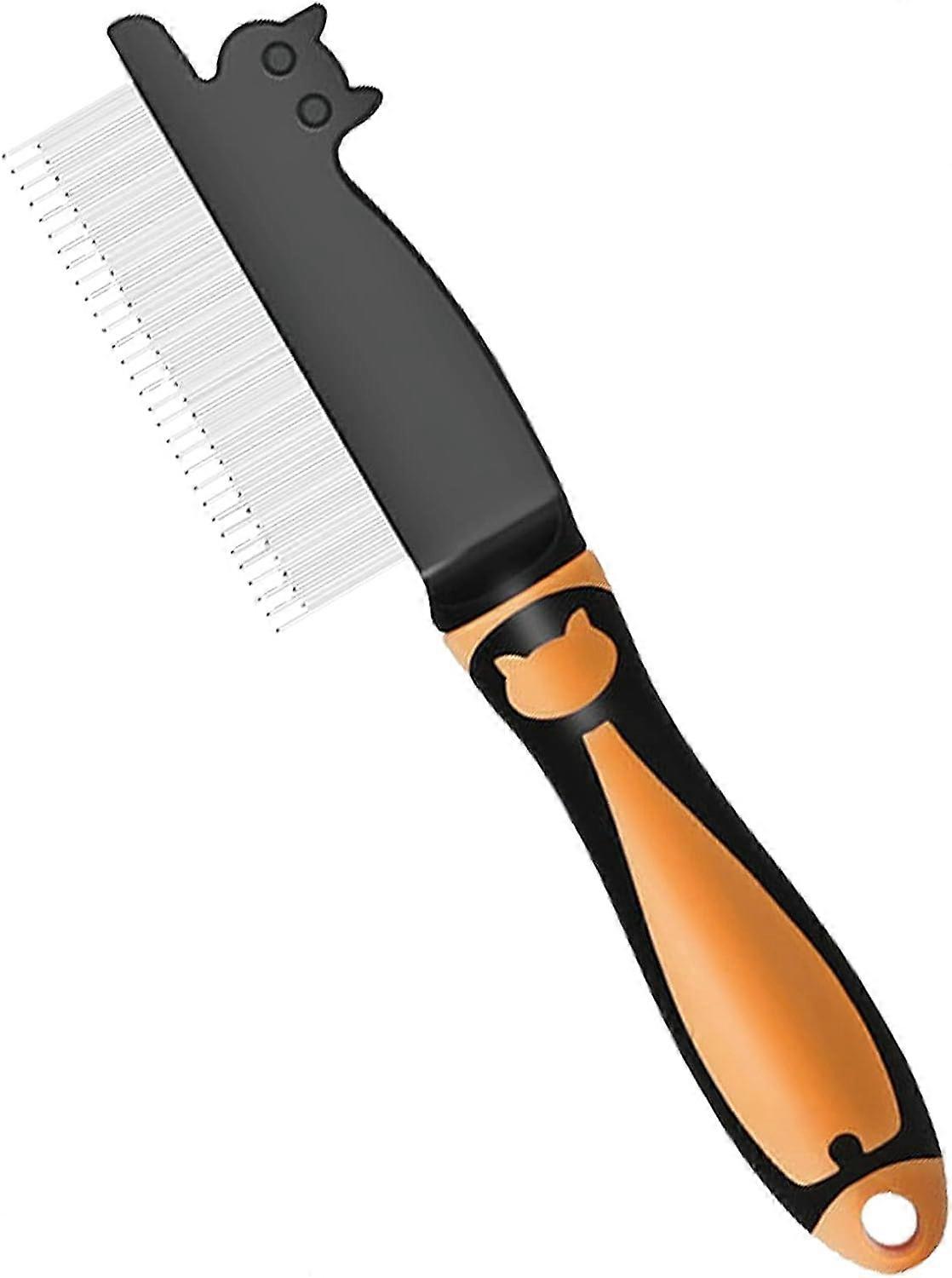 Dog Deshedding Comb Anti Tangle Comb Single Row Pet Grooming Comb