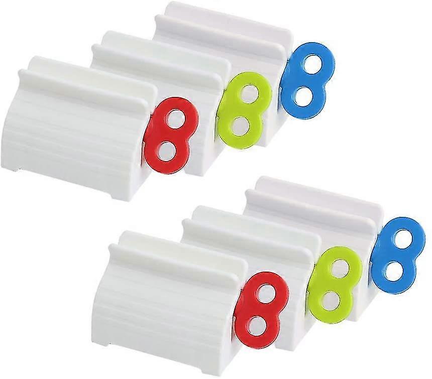 6 Pieces Toothpaste Squeeze Dispenser