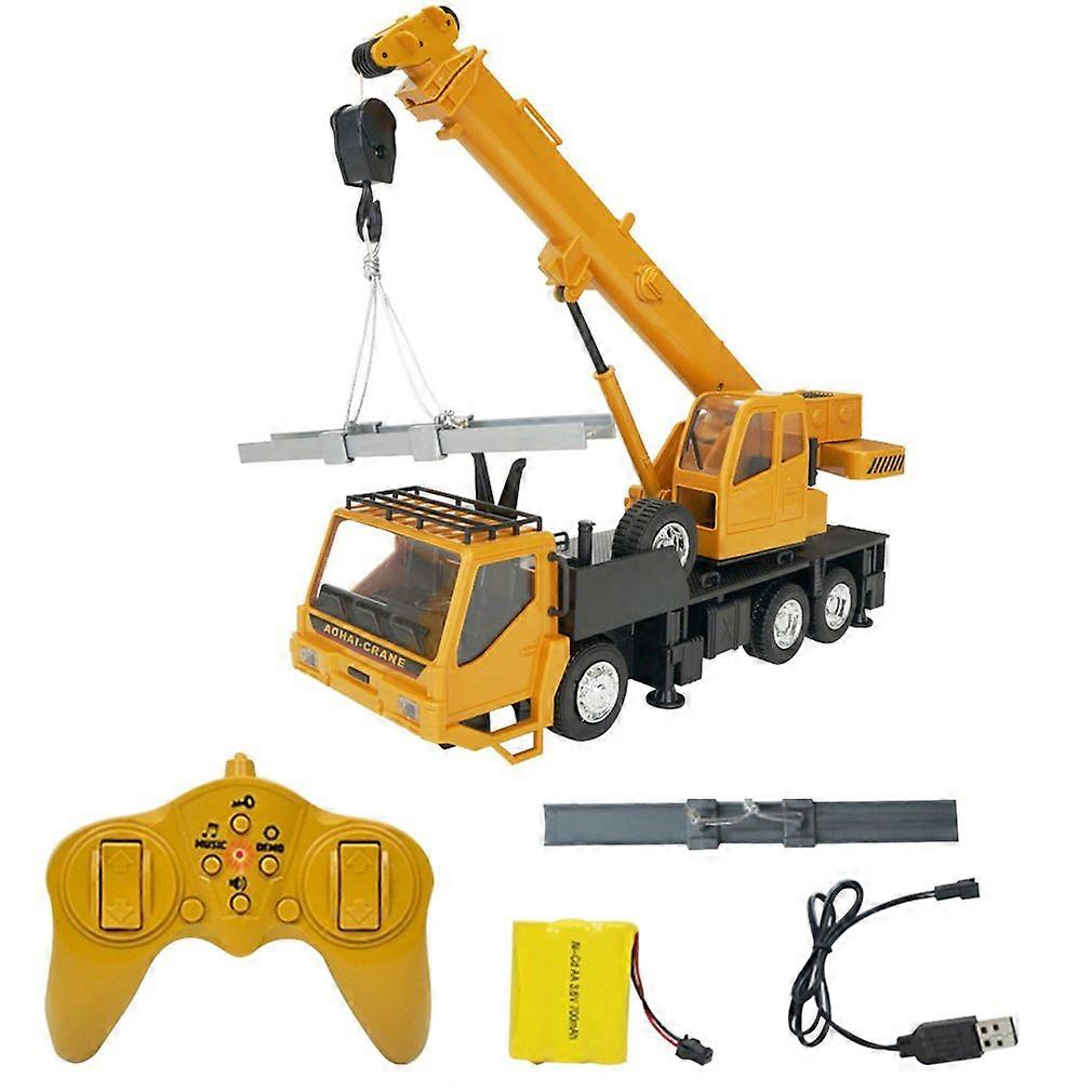RC Truck RC Excavator 2.4G Radio Controlled Car Caterpillar Tractor Model Engineering Car Digging Soil Sound Toys For Boys