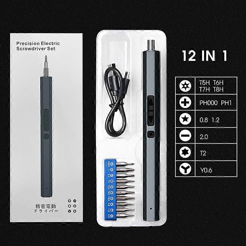 KINDLOV Wireless Electric Screwdriver Set Type-C Fast Charging Multi-accessory Smart Cordless Power Screwdriver Kits Repair Tool