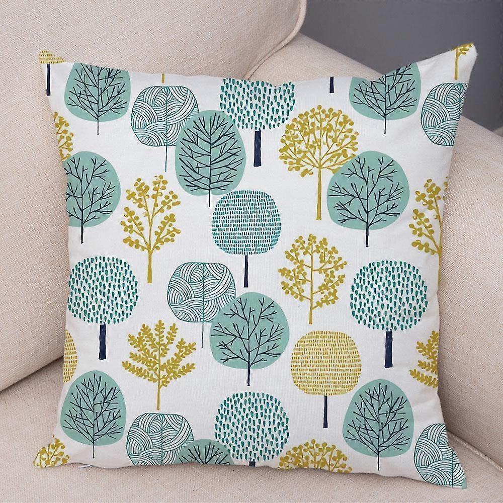 Tryck örngott Soffa Kuddfodral Design Stil -577