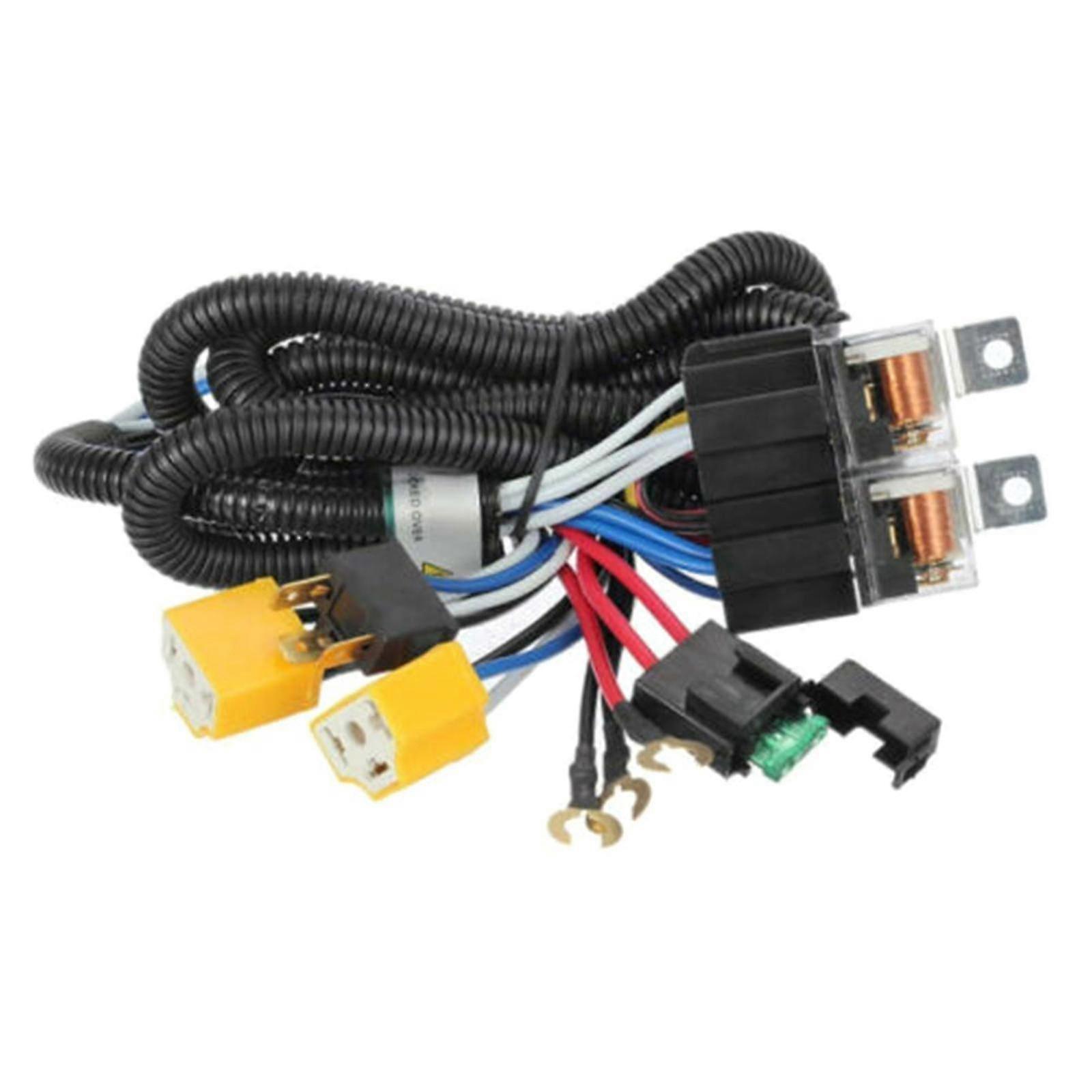 H4 Led Releu Ham pentru bi-led proiector Lens Led Becuri H4 Socket cabluri prin cablu