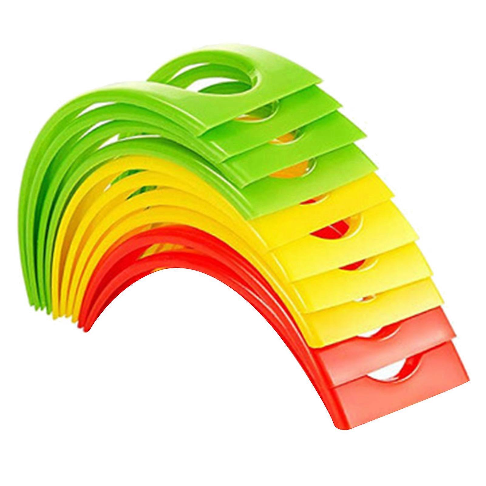 10Pcs Taco Holder Durable Lightweight Food Grade Small Plastic Taco Rack Stand for Mexican Pancakes Tacos Jikaixiang