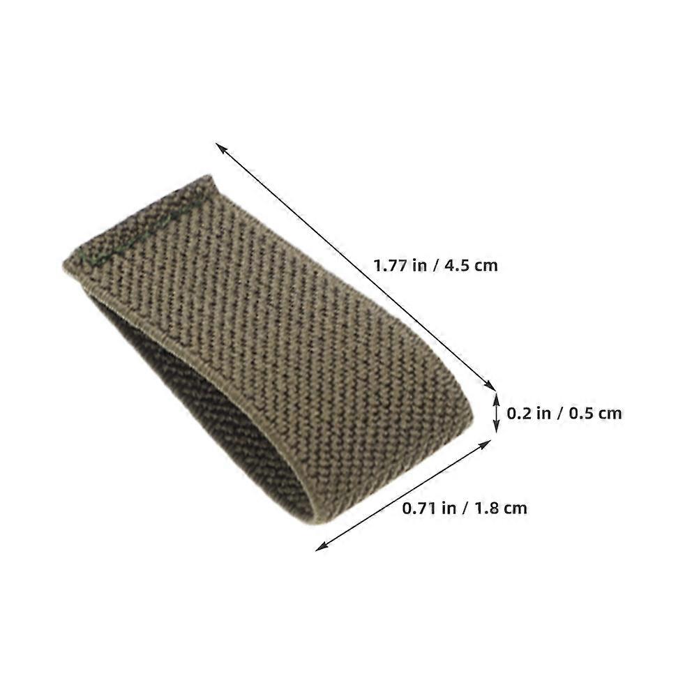 12pcs  Elastic Belt Keepers Backpack Straps Holders Webbing Strap Nylon Loop Retainers