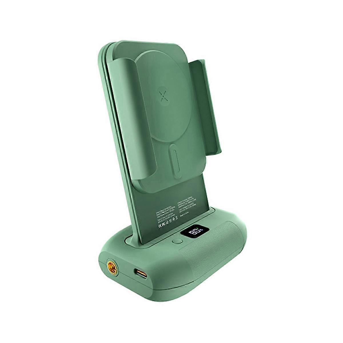 Bluetooth Phone Bracket with Remote Control Anti-Shake Wireless Charging Rotatable Clamp for Versat