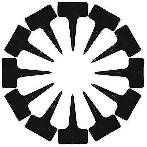 100pcs البلاستيك علامات النبات تسميات T-نوع تسمية العلامات علامة النبات حديقة وعاء الزهور علامة للبذور بوعاء الأعشاب