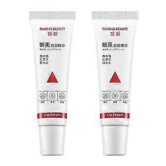 2 stks lippen roze verse snelle verlichtende blekende crème balsembehandeling verwijdert donkere lippen