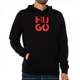 Men's Hugo Boss Hugo Daltorreson Overhead Hoody Sweatshirt Black 001 50523848