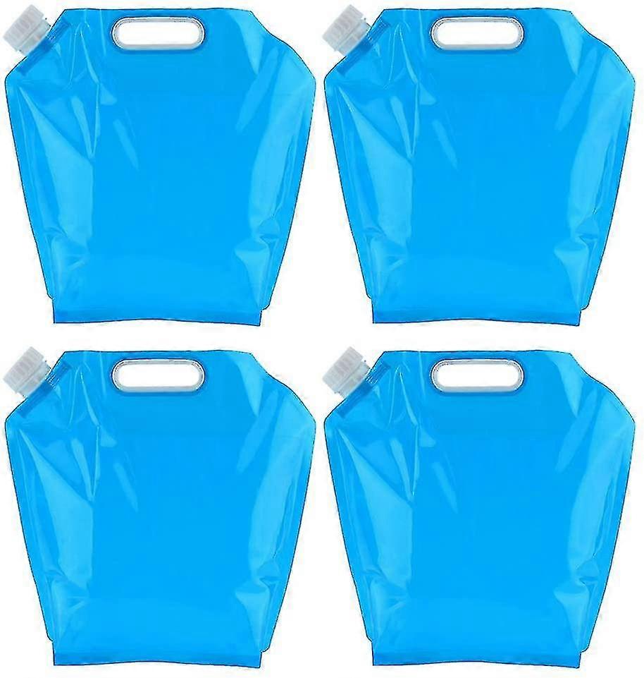10l Large Capacity Portable Hydration Bag, Camping Folding Hydration Bag, 4pcs