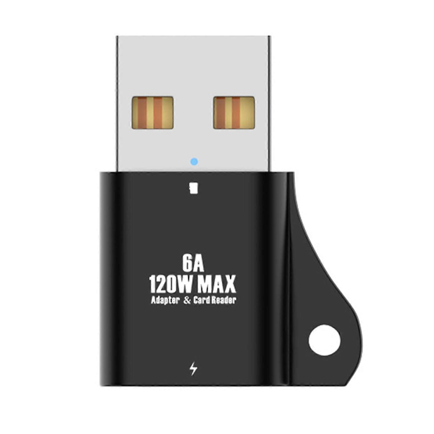  Card Reader 2-in-1 TF Memory Cards High-Speed Type-C to USB Adapter OTG Charging Converter Digital