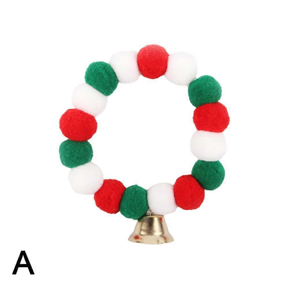 Cat Dog Christmas Cute Elastic Pet Collar Bell Safety with Bells