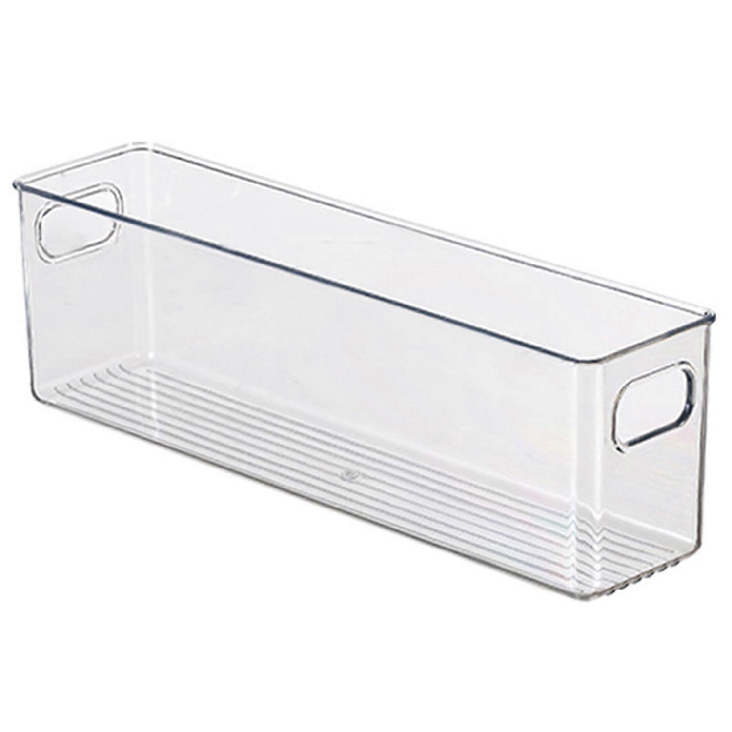 Storage Box Space-saving Fridge Pantry Countertops Kitchen Transparent Storage Organizer for
