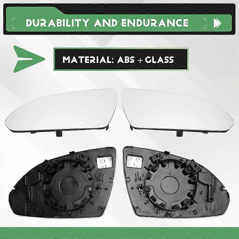 Car Reversing Mirror Lens Mirror Glass Lens with Heating for 2016-2020 Reversing Mirror Glass