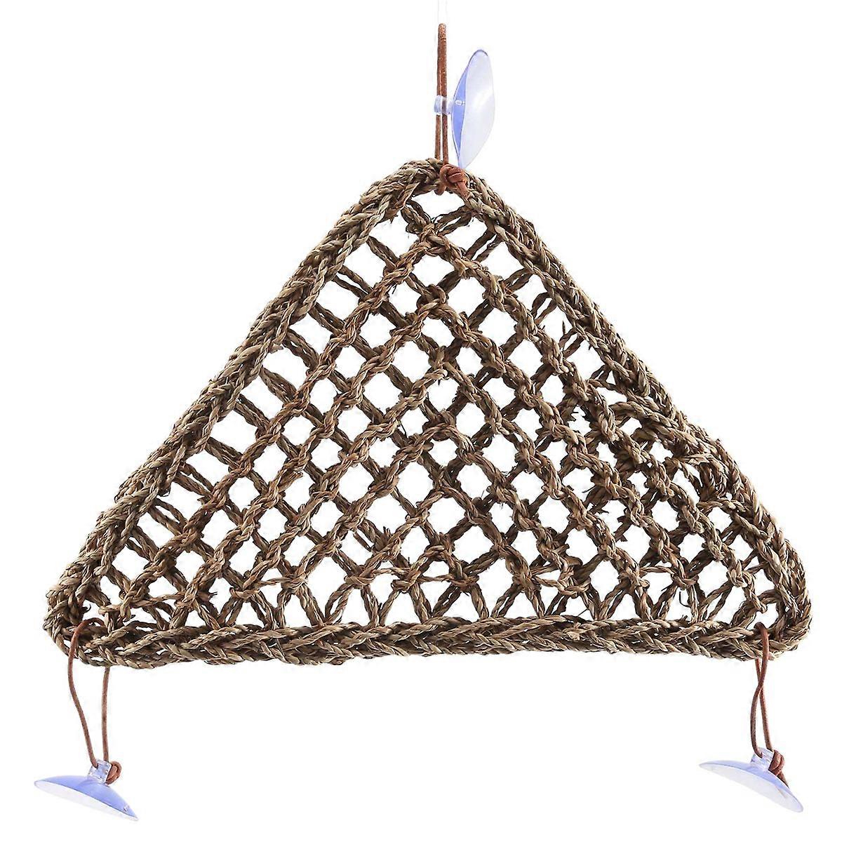 Bearded Dragon Hammock Lizard ,100% Natural Seagrass Fibers for ,Geckos,,Hermit Crabs and Snakes,Tr