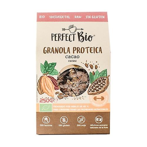 Organic cocoa protein granola 250 g (Cocoa)