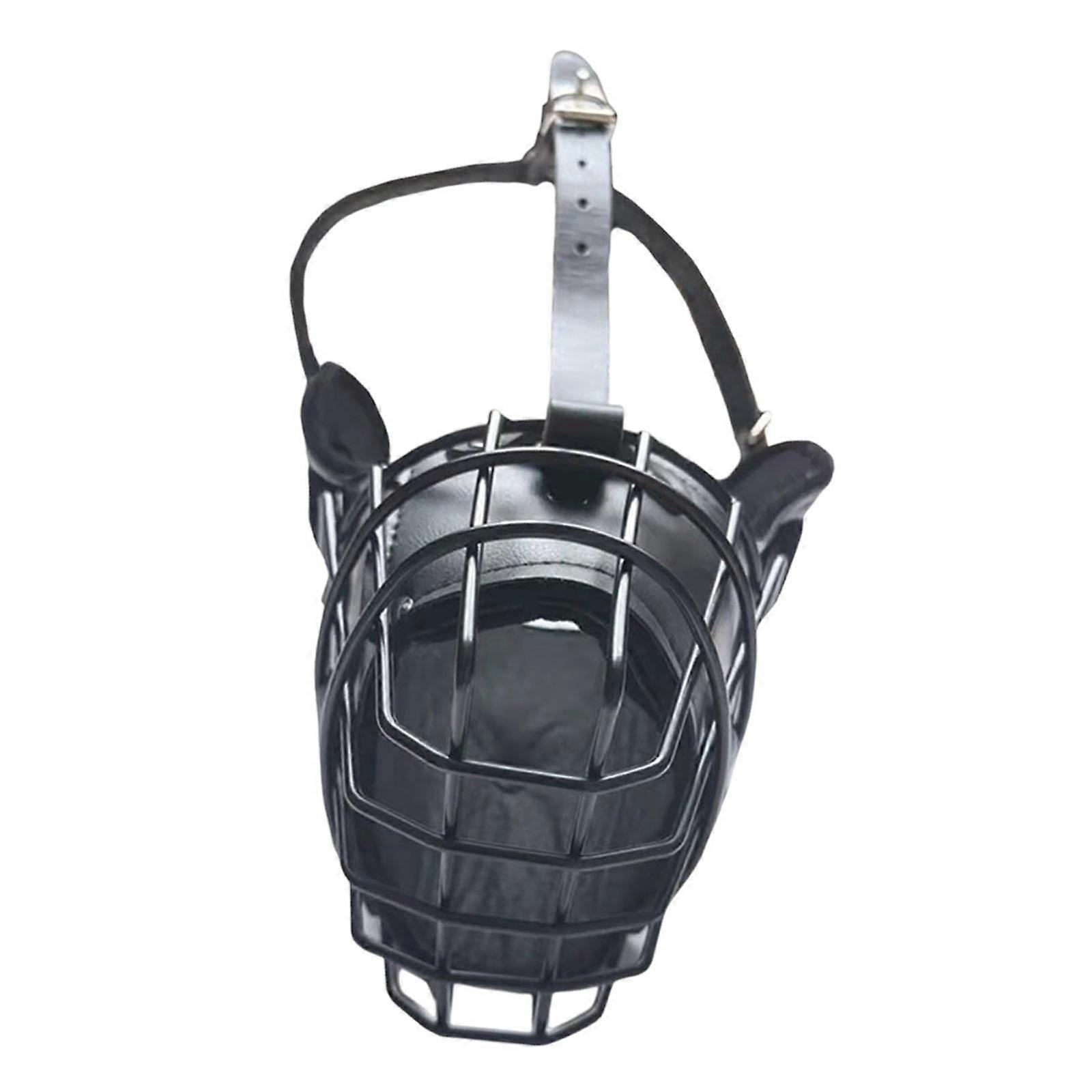 Chewing Muzzle Adjustable Straps to Avoid Biting Chewing Grooming Dog Muzzle Large 15x15x9cm