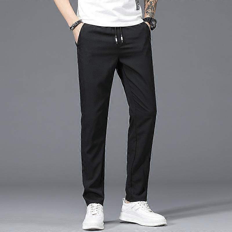 Loose Quick-drying Breathable Trousers Ice Silk Breathable Sweatpants Summer Thin Comfortable Men's Casual Trousers Male